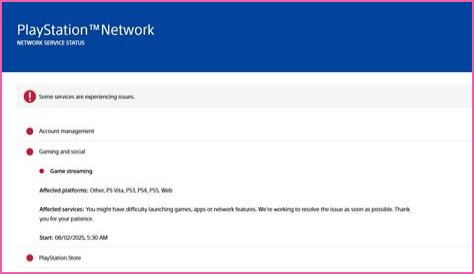 PSN Status: Is PlayStation Network Down?